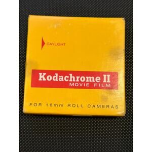 Vintage Kodak Kodachrome II 16 mm Movie Film – 100 ft Roll Expired February 1974